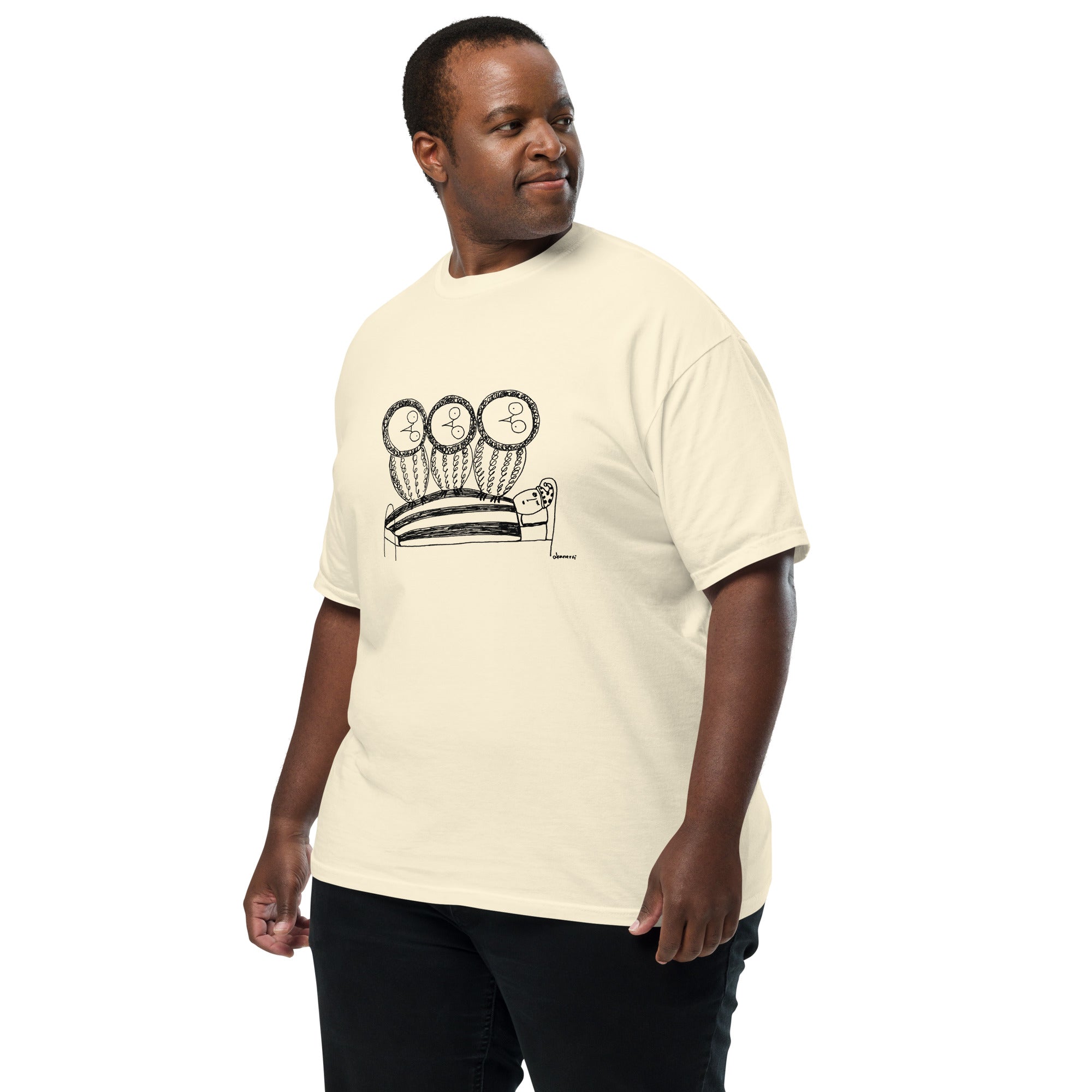 Night Owls (Unisex garment-dyed heavyweight t-shirt)