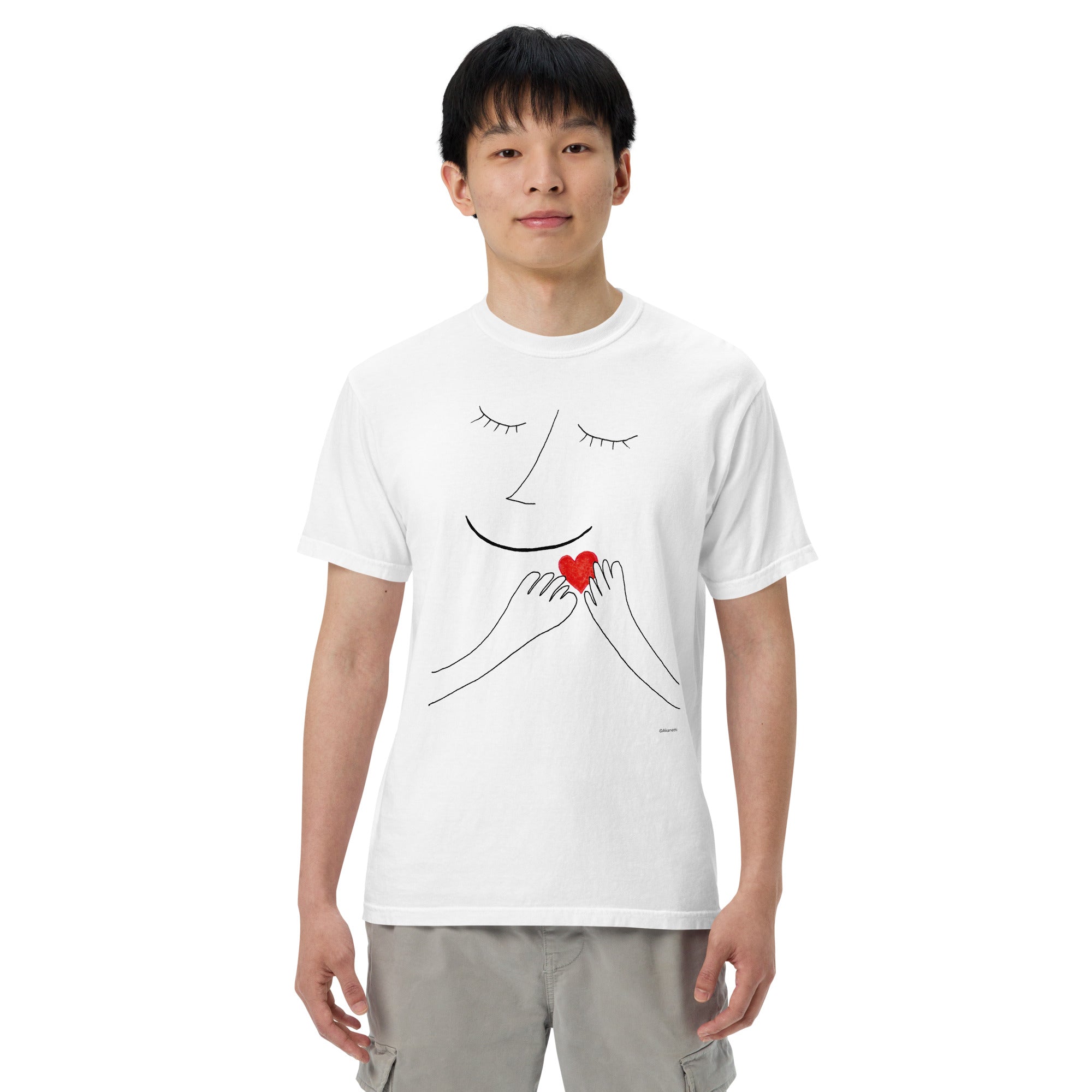 Thinking of you (Unisex garment-dyed heavyweight t-shirt)