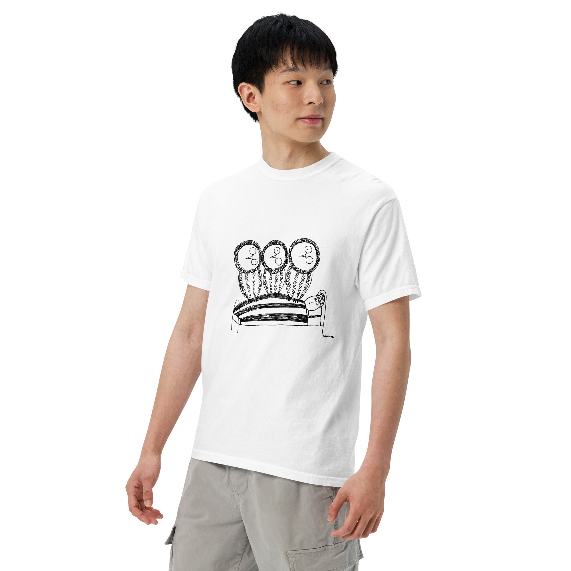 Night Owls (Unisex garment-dyed heavyweight t-shirt)